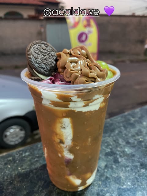 Foto de produto da Açaí da Vê publicada no Instagram